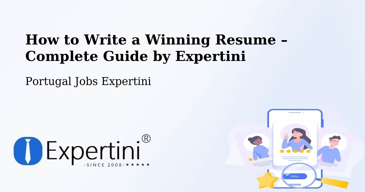 Resume Writing Guide for Job Seekers – Eixo - Eixo, Portugal Jobs Expertini